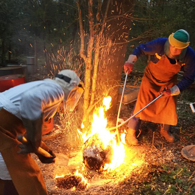 Stage Raku - Atelier Jules Verne - Florence Lemiegre - Assigny 76 – Normandie